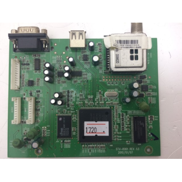 SUNNY , AXEN , STV-8001 REV 1.0 , Y.M DVB-S LCD , STV-8001A , REV 1.0 , DVB-S , Receiver , Uydu Alıcı Board , SUNNY SN032LI-T1S , SUNNY UYDU KARTI.